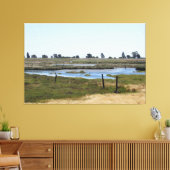 Canvas Print - Marshland Water Leinwanddruck (Insitu (Wohnzimmer))