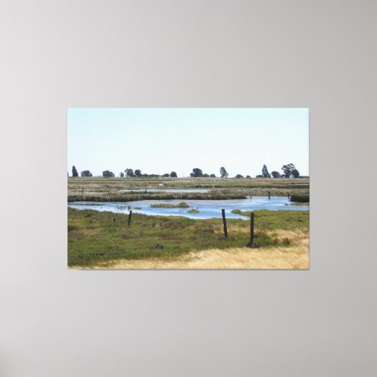 Canvas Print - Marshland Water Leinwanddruck (Vorderseite)