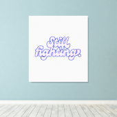 Canvas Print – Minimalist Inspirational Wall Art Leinwanddruck (Insitu (Holzboden))