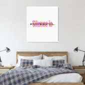 Canvas Print – Minimalist Motivational Wall Art Leinwanddruck (Insitu (Schlafzimmer))