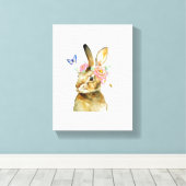 Canvas Print - Miss Hare Leinwanddruck (Insitu (Holzboden))