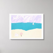 Canvas Print mit Beach Design Leinwanddruck (Vorderseite)
