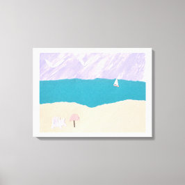 Canvas Print mit Beach Design Leinwanddruck