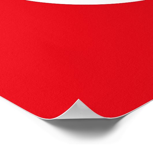 Canvas Print mit Flag in der Türkei Poster (Ecke)