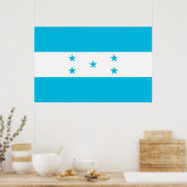 Canvas Print mit Flag von Honduras Poster (Küche)