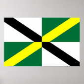 Canvas Print mit Flag von Monterey, USA. Poster (Vorne)