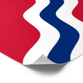 Canvas Print mit Flag von St. Louis Poster (Ecke)