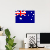 Canvas Print mit Flagge Australiens Poster (Heimbüro)
