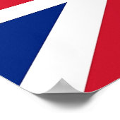 Canvas Print mit Flagge des Vereinigten Königreich Poster (Ecke)