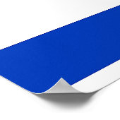 Canvas Print mit Flagge Israels Poster (Ecke)