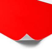 Canvas Print mit Flagge Kanadas Poster (Ecke)