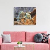 Canvas Print mit Neugierigen Leinwanddruck (Insitu (Wohnzimmer))