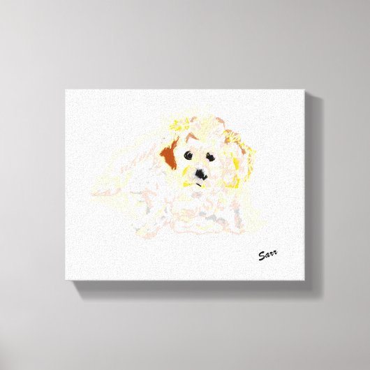 Canvas Print : Neugierig Leinwanddruck (Vorderseite)