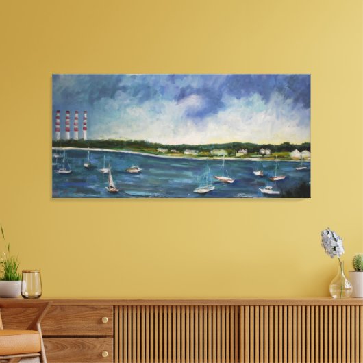 Canvas Print Northport Harbor N.Y Leinwanddruck (Insitu (Wohnzimmer))