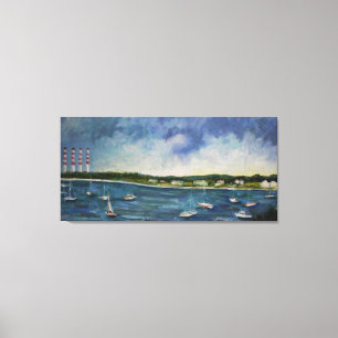 Canvas Print Northport Harbor N.Y Leinwanddruck