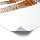 Canvas Print of a Dragonfly Poster (Ecke)