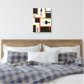Canvas Print of Afro Picks & Combs Leinwanddruck (Insitu (Schlafzimmer))