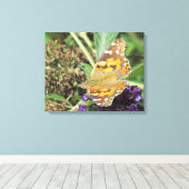 Canvas Print - Orange Butterfly Leinwanddruck (Insitu (Holzboden))