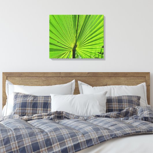 Canvas Print - Palm Frontend Leinwanddruck (Insitu (Schlafzimmer))