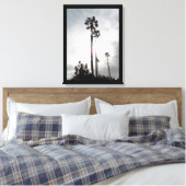 Canvas Print - Palm Tree Silhouette Leinwanddruck (Insitu (Schlafzimmer))