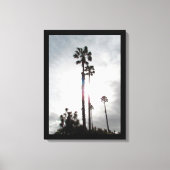 Canvas Print - Palm Tree Silhouette Leinwanddruck (Vorderseite)
