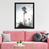 Canvas Print - Palm Tree Silhouette Leinwanddruck (Insitu (Wohnzimmer))