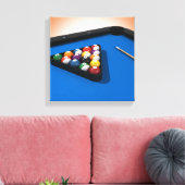 Canvas Print: Pool Balls / Billard Leinwanddruck (Insitu (Wohnzimmer))