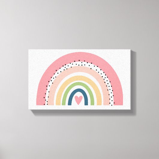 Canvas Print - Regenbogenlachs Leinwanddruck (Vorderseite)