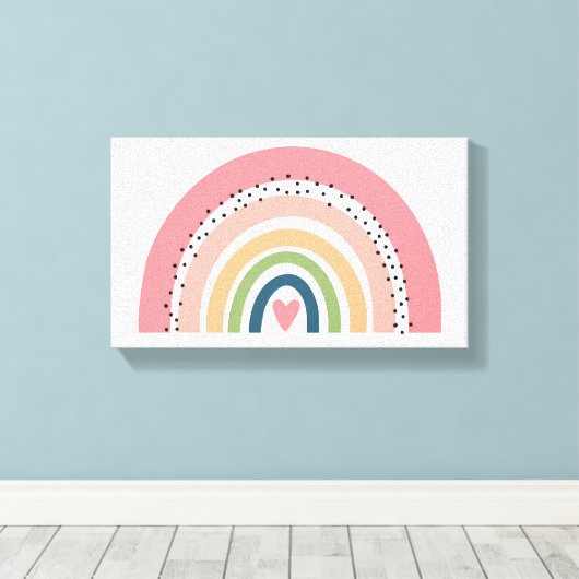 Canvas Print - Regenbogenlachs Leinwanddruck (Insitu (Holzboden))
