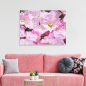 Canvas Print - Rosa Blume Leinwanddruck (Insitu (Wohnzimmer))