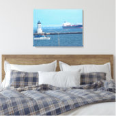 Canvas Print - San Pedro Leuchtturm Leinwanddruck (Insitu (Schlafzimmer))