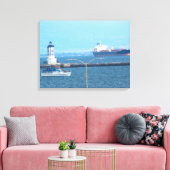 Canvas Print - San Pedro Leuchtturm Leinwanddruck (Insitu (Wohnzimmer))