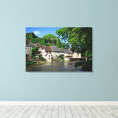 Canvas print Segur-le-Chateau in Frankreich Leinwanddruck (Insitu (Holzboden))
