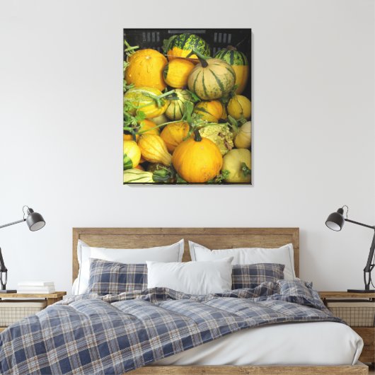 Canvas print - Sommerquash Leinwanddruck (Insitu (Schlafzimmer))