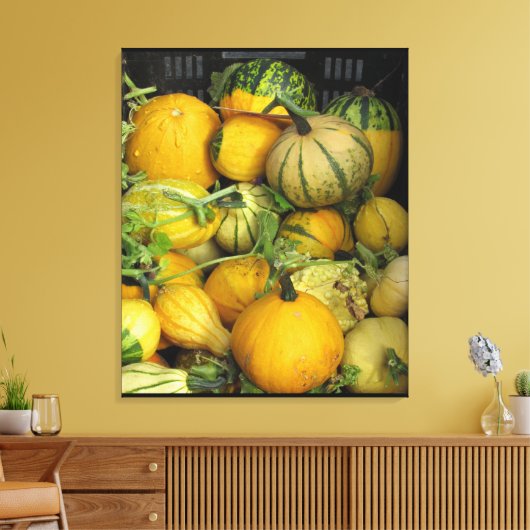Canvas print - Sommerquash Leinwanddruck (Insitu (Wohnzimmer))