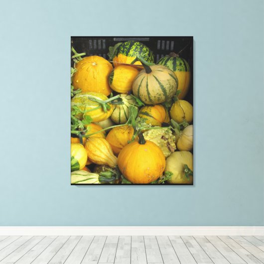 Canvas print - Sommerquash Leinwanddruck (Insitu (Holzboden))