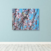 Canvas Print - Springtime Sparrow Leinwanddruck (Insitu (Holzboden))