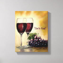 Canvas Print - "Start to Finish" Leinwanddruck