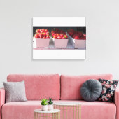 Canvas Print - Strawberry Baskets Leinwanddruck (Insitu (Wohnzimmer))