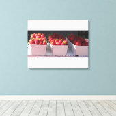 Canvas Print - Strawberry Baskets Leinwanddruck (Insitu (Holzboden))