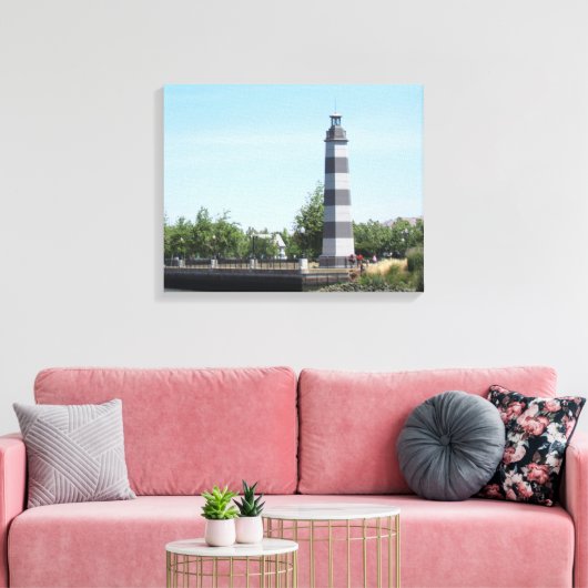 Canvas Print - Suisun Harbor Lighthouse (hrz) Leinwanddruck (Insitu (Wohnzimmer))