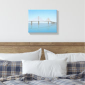 Canvas Print: Sunshine Skyway Bridge Leinwanddruck (Insitu (Schlafzimmer))