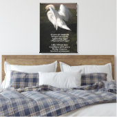 Canvas Print Swans werden von Ladee Basset großart Leinwanddruck (Insitu (Schlafzimmer))