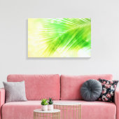 Canvas Print, tropische Palmenblätter Leinwanddruck (Insitu (Wohnzimmer))
