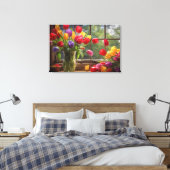 Canvas Print Tulips Leinwanddruck (Insitu (Schlafzimmer))