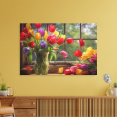 Canvas Print Tulips Leinwanddruck (Insitu (Wohnzimmer))