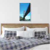 Canvas print - Unter der Golden Gate Bridge Leinwanddruck (Insitu (Schlafzimmer))