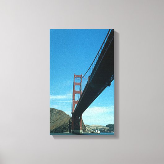 Canvas print - Unter der Golden Gate Bridge Leinwanddruck (Vorderseite)