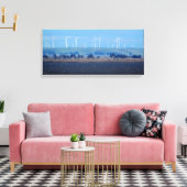 Canvas print - Windfarm on Delta Leinwanddruck (Insitu (Wohnzimmer))