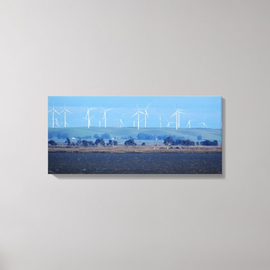 Canvas print - Windfarm on Delta Leinwanddruck (Vorderseite)